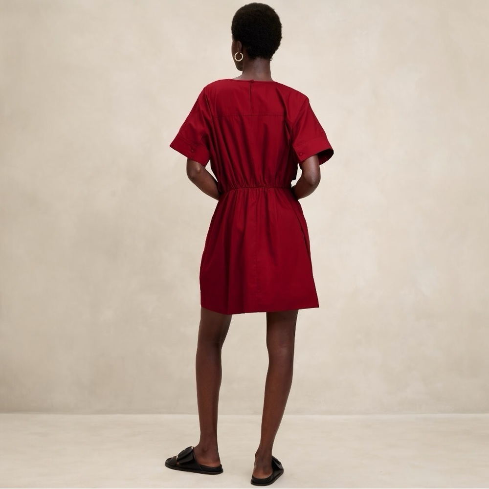 NWT Banana Republic‎ POPLIN MINI DRESS - Picture 2 of 7